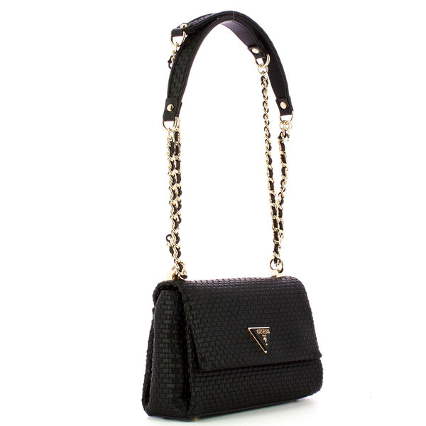 Guess - etel black shoulder bag - hwwg9219210 - black | Italystation.com - Shop Now at italystation.com