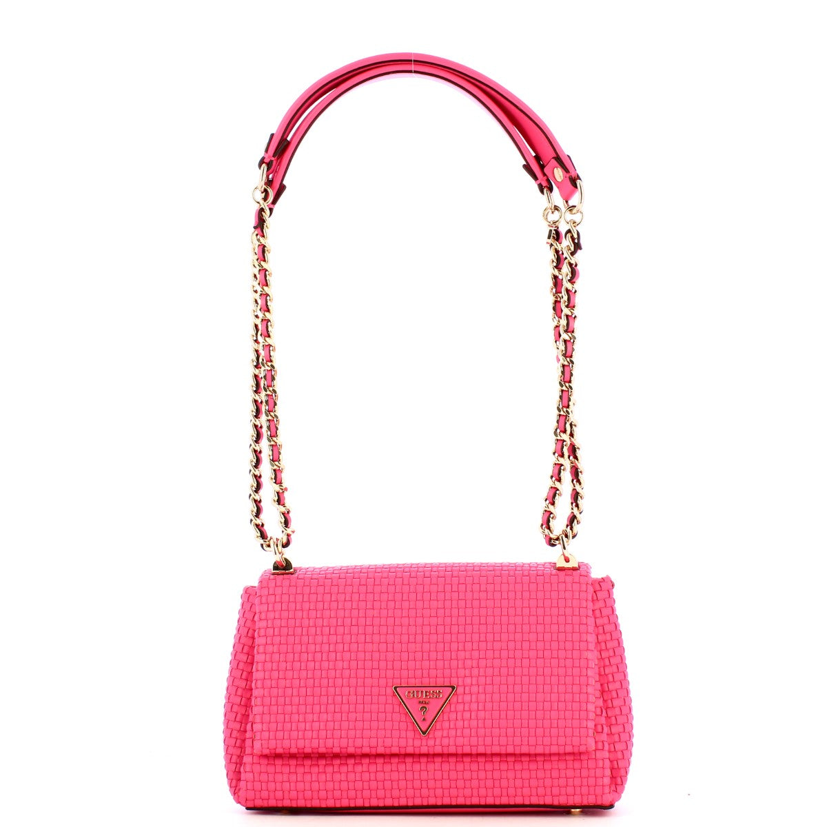 Guess - etel woven watermelon shoulder bag - hwww9219210 - water | Italystation.com - Shop Now at italystation.com