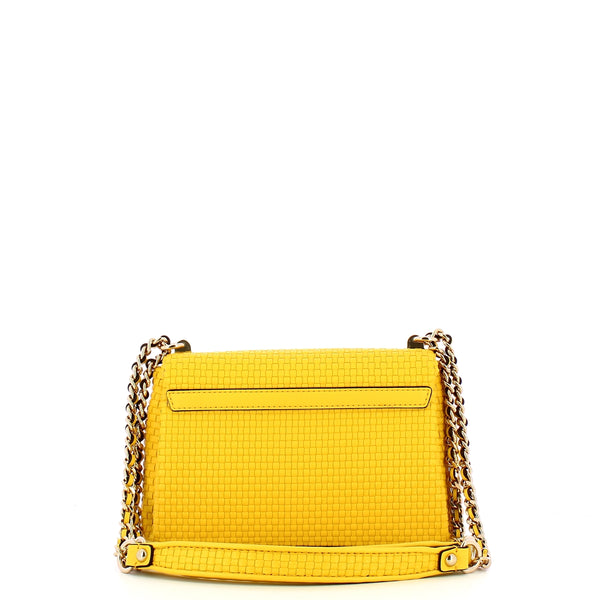 Guess - etel woven yellow shoulder bag - hwww9219210 - yellow | Italystation.com - Shop Now at italystation.com