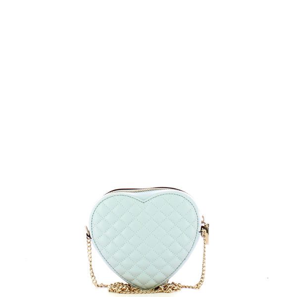 Guess - rianee cuore sky blue mini crossbody bag - hwqg9236770 - | Italystation.com - Shop Now at italystation.com