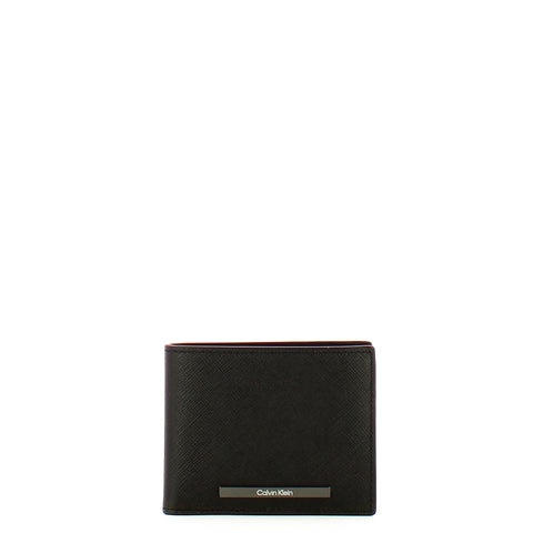 Calvin Klein - Portafoglio Modern Bar Black Saffiano - K50K511672 - BLACK/SAFFIANO