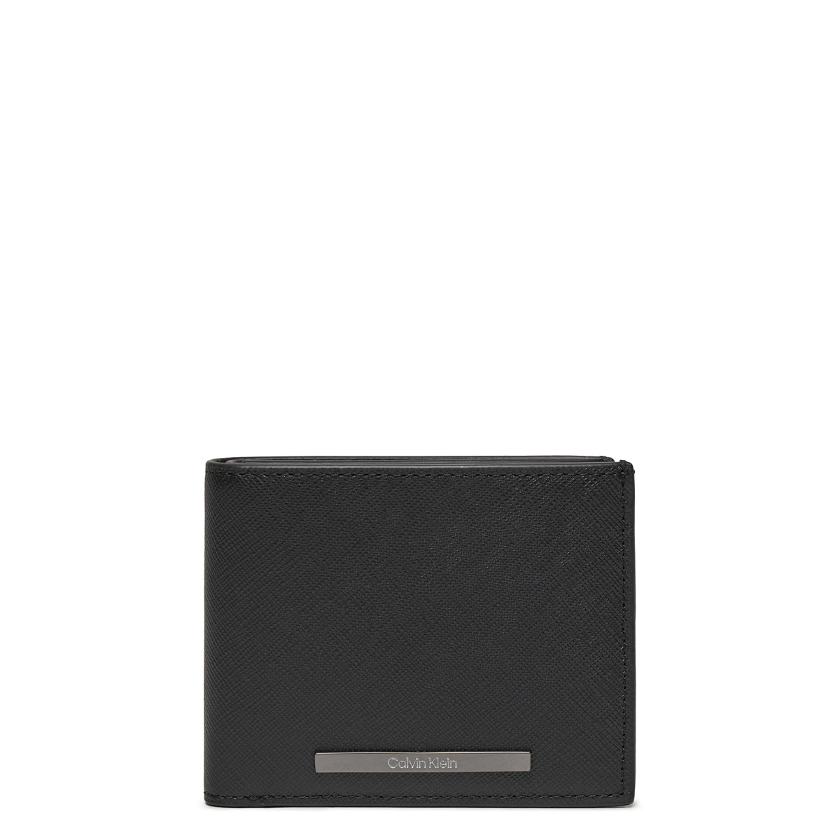 Calvin Klein - Portafoglio Modern Bar con portamonete Black Saffiano - K50K511675 - BLACK/SAFFIANO