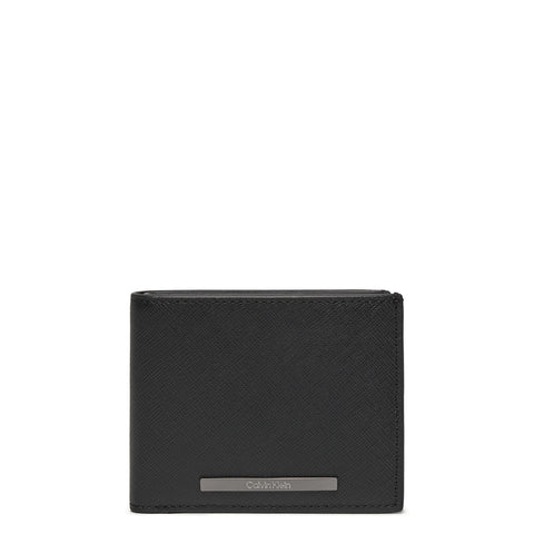 Calvin Klein - Portafoglio Modern Bar con portamonete Black Saffiano - K50K511675 - BLACK/SAFFIANO