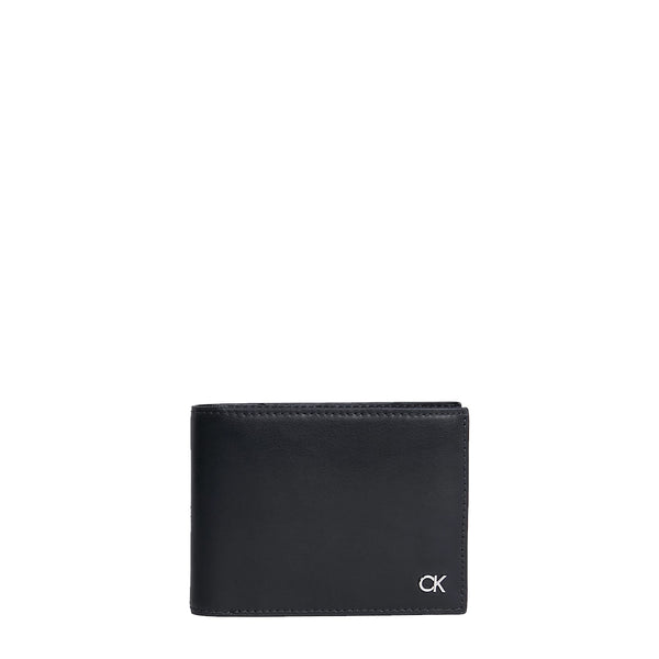 Calvin Klein - Portafoglio RFID Metal CK Black - K50K511689 - BLACK