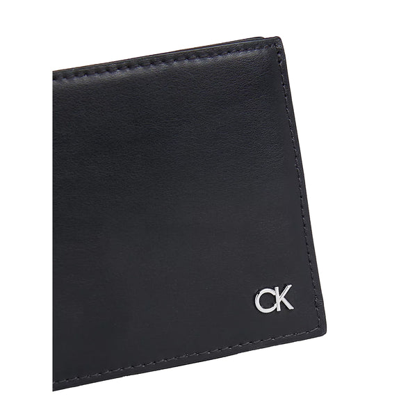 Calvin Klein - Portafoglio RFID Metal CK Black - K50K511689 - BLACK