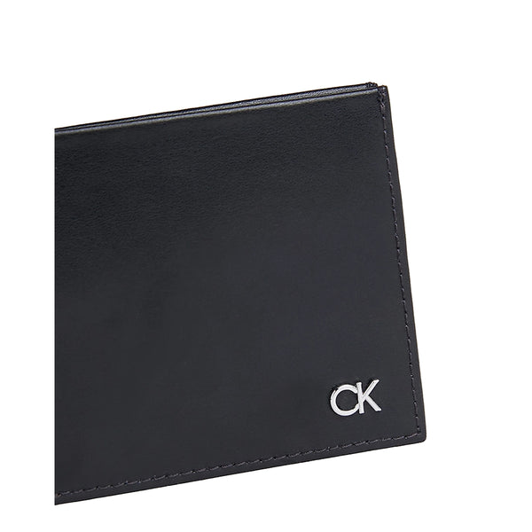 Calvin Klein - Portafoglio RFID Metal CK Black - K50K511693 - BLACK