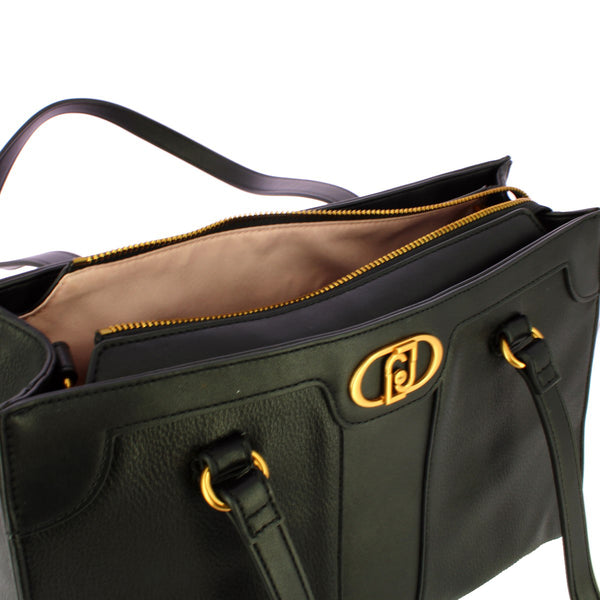 Liu Jo Liu jo - shoppig bag ecosostenibile con logo nero - aa4024e0031 | Italystation.com - Shop Now at italystation.com