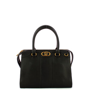 Liu Jo - Borsa a mano Ecosostenibile con logo Nero - AA4025E0031 - NERO