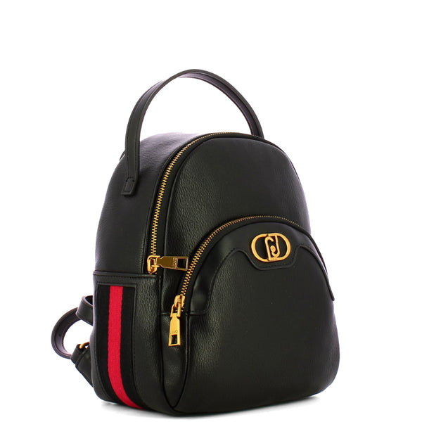Liu Jo Liu jo - zaino ecosostenibile con logo nero - aa4029e0031 - ner | Italystation.com - Shop Now at italystation.com