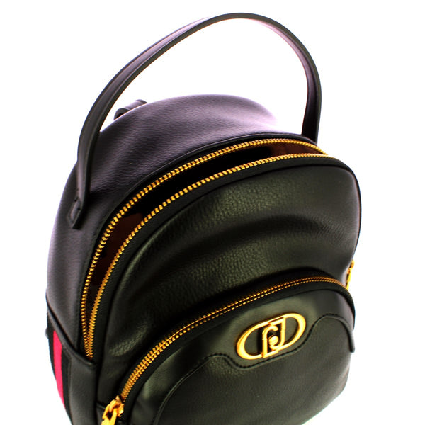 Liu Jo Liu jo - zaino ecosostenibile con logo nero - aa4029e0031 - ner | Italystation.com - Shop Now at italystation.com