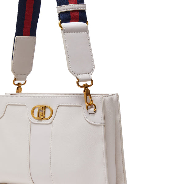 Liu Jo Liu jo - borsa a tracolla con logo true champagne - aa4030e0031 | Italystation.com - Shop Now at italystation.com
