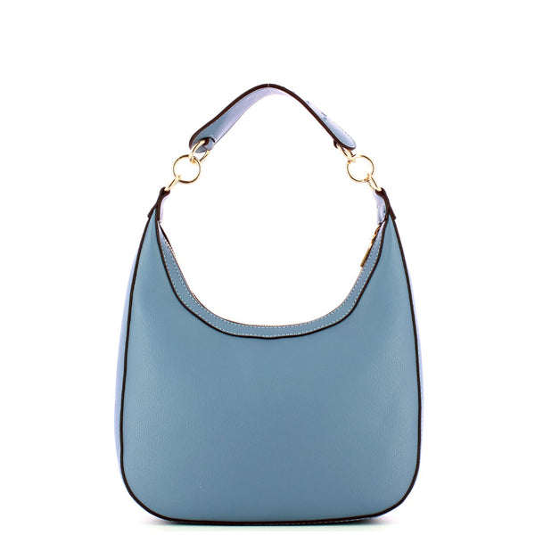 Liu Jo - Hobo Bag con logo Blue Denim - AA4090E0037 - BLUE/DENIM