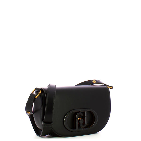 Liu Jo Liu jo - borsa a spalla medium con logo nero - aa4143e0003 - ne | Italystation.com - Shop Now at italystation.com