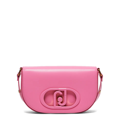 Liu Jo Liu jo - borsa a spalla medium con logo lady pink - aa4143e0003 | Italystation.com - Shop Now at italystation.com