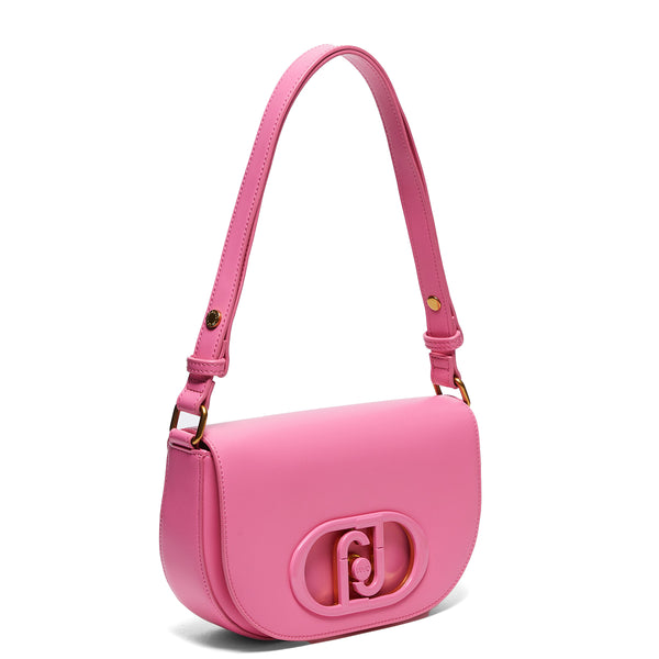 Liu Jo Liu jo - borsa a spalla medium con logo lady pink - aa4143e0003 | Italystation.com - Shop Now at italystation.com