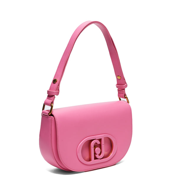Liu Jo Liu jo - borsa a spalla small con logo lady pink - aa4144e0003  | Italystation.com - Shop Now at italystation.com
