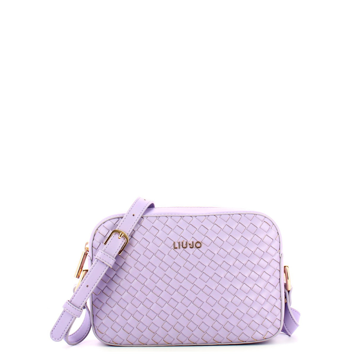 Liu Jo Liu jo - camera bag intrecciata glicine - aa4156e0513 - glicine | Italystation.com - Shop Now at italystation.com