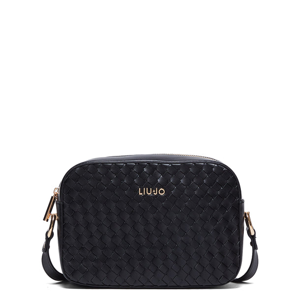 Liu jo - camera bag intrecciata nero - aa4156e0513 - nero | Italystation.com