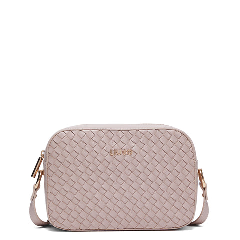 Liu Jo Liu jo - camera bag intrecciata meg rose - aa4156e0513 - meg/ro | Italystation.com - Shop Now at italystation.com