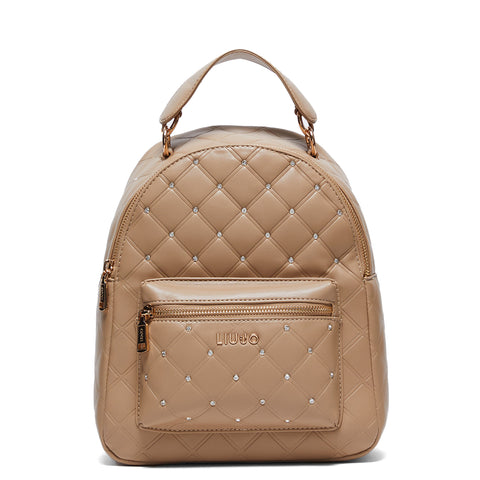 Liu Jo Liu jo - zaino trapuntato con strass biscuit - aa4184e0426 - bi | Italystation.com - Shop Now at italystation.com