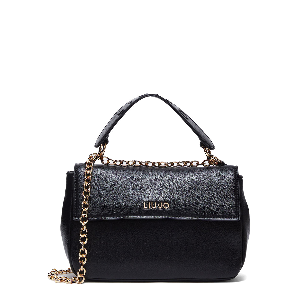 Liu Jo Liu jo - borsa a mano con logo nero - aa4185e0037 - nero | Italystation.com - Shop Now at italystation.com