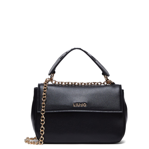 Liu Jo Liu jo - borsa a mano con logo nero - aa4185e0037 - nero | Italystation.com - Shop Now at italystation.com