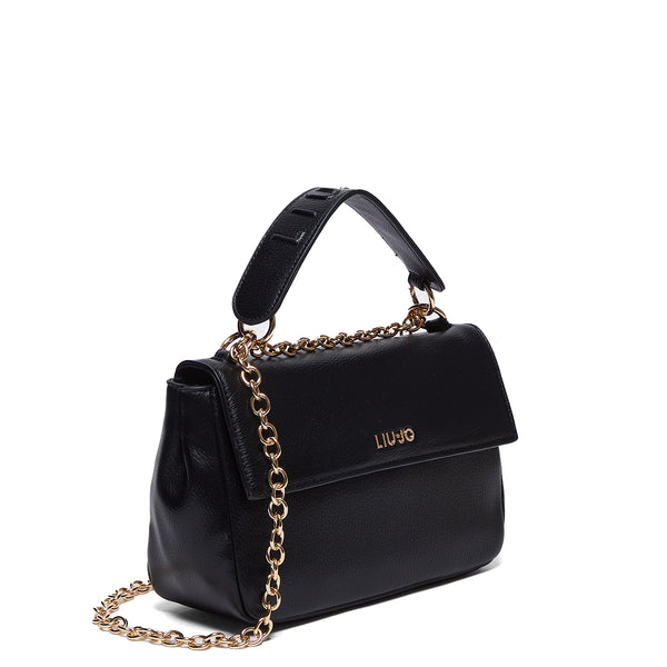 Liu Jo Liu jo - borsa a mano con logo nero - aa4185e0037 - nero | Italystation.com - Shop Now at italystation.com