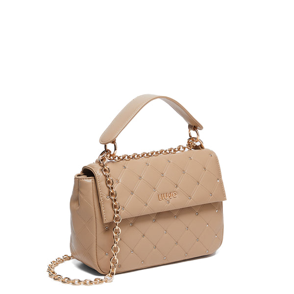 Liu Jo Liu jo - borsa a mano con strass biscuit - aa4185e0426 - biscui | Italystation.com - Shop Now at italystation.com