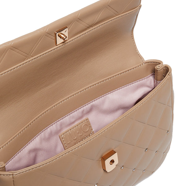 Liu Jo Liu jo - borsa a mano con strass biscuit - aa4185e0426 - biscui | Italystation.com - Shop Now at italystation.com
