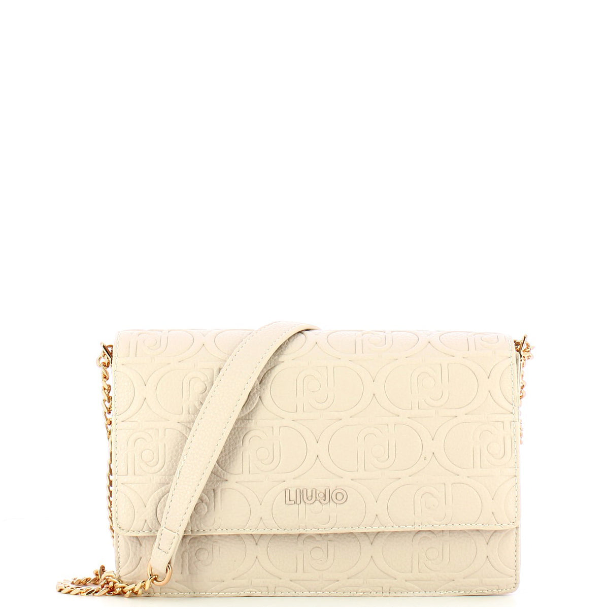 Liu Jo Liu jo - borsa a tracolla logata true champagne - aa4235e0003 - | Italystation.com - Shop Now at italystation.com