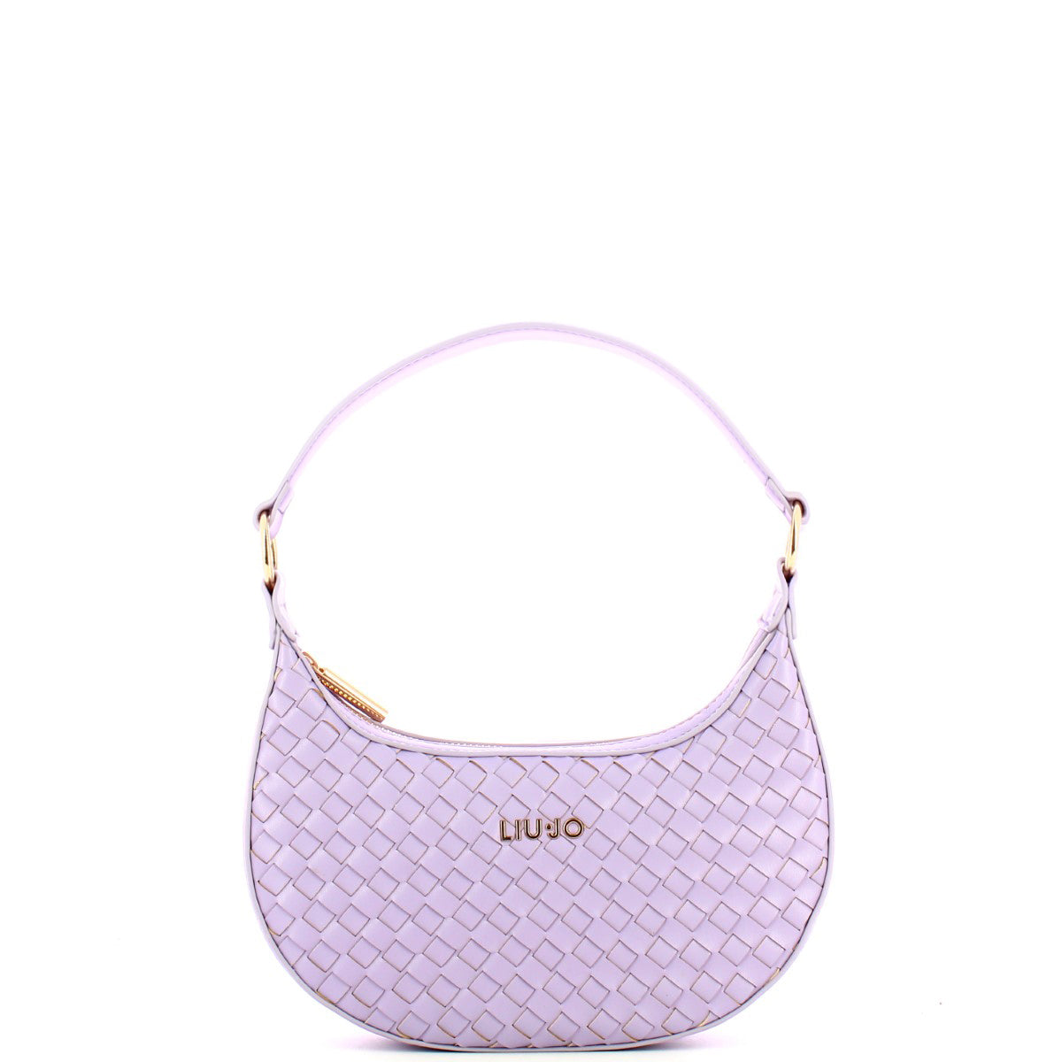 Liu Jo Liu jo - mini hobo bag intrecciata glicine - aa4238e0513 - glic | Italystation.com - Shop Now at italystation.com