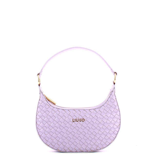 Liu Jo Liu jo - mini hobo bag intrecciata glicine - aa4238e0513 - glic | Italystation.com - Shop Now at italystation.com