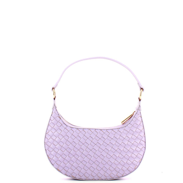 Liu Jo Liu jo - mini hobo bag intrecciata glicine - aa4238e0513 - glic | Italystation.com - Shop Now at italystation.com