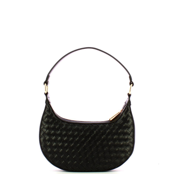 Liu Jo - Mini Hobo Bag intrecciata Nero - AA4238E0513 - NERO