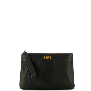 Liu Jo Liu jo - pochette con logo black - aa4243e0031 - nero | Italystation.com - Shop Now at italystation.com