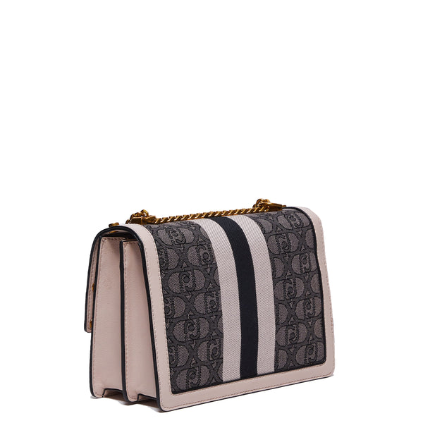 Liu Jo - Borsa a tracolla jacquard Nero - AA4246T9328 - NERO