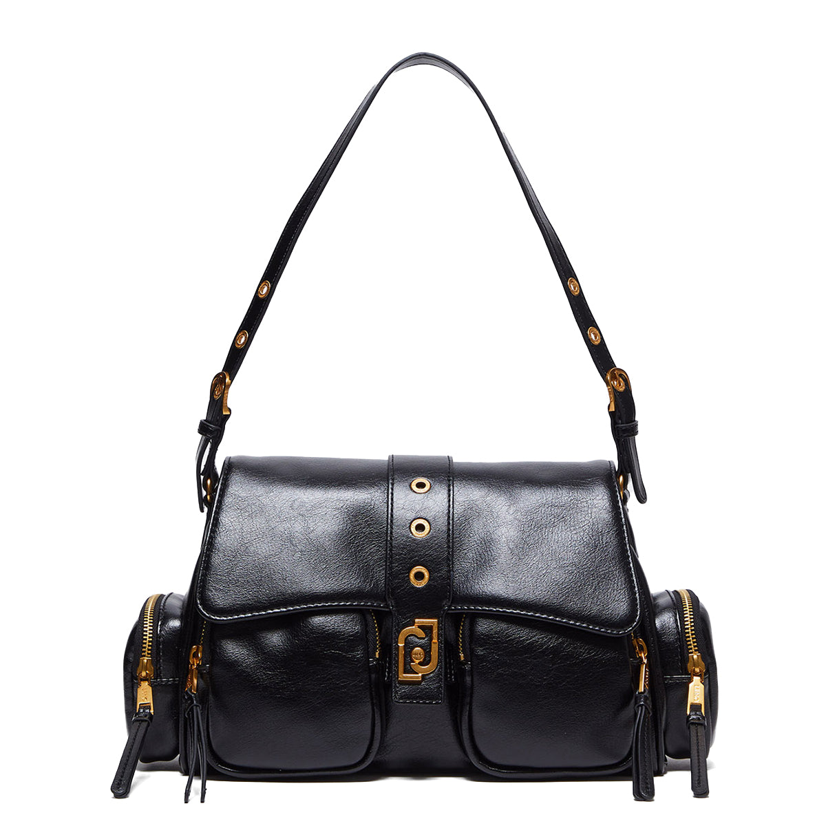 Liu Jo - Borsa a spalla con logo Nero - AA4275E0037 - NERO