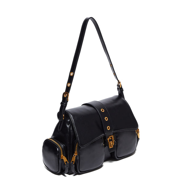 Liu Jo - Borsa a spalla con logo Nero - AA4275E0037 - NERO