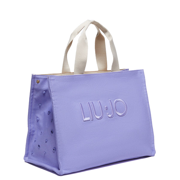 Liu Jo - Shoppig Bag con logo Glicine - 2A4023T0300 - GLICINE