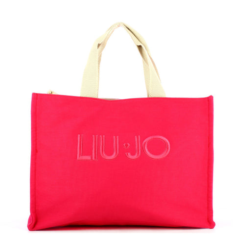 Liu Jo - Shoppig Bag con logo Hibiscus - 2A4023T0300 - HIBISCUS