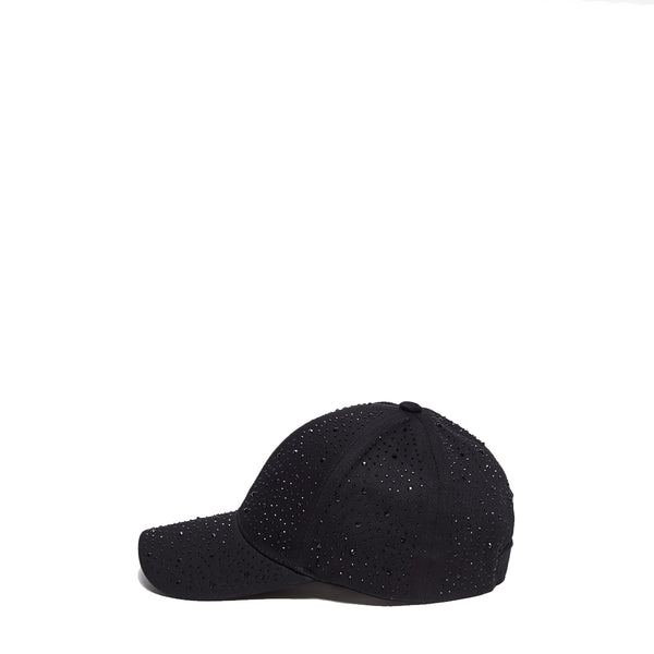Liu Jo Liu jo - cappello da baseball con strass nero - 2a4026t0300 - n | Italystation.com - Shop Now at italystation.com