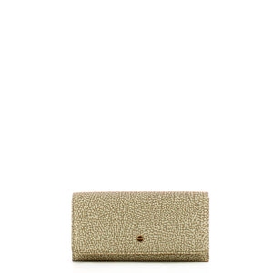Borbonese - Sand Large Wallet with RFID made of Recycled Nylon - 930112I15 - SABBIA