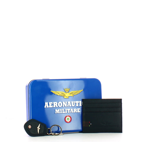 Aeronautica Militare - Cofanetto con Portacarte e Portachiavi - AM192 - BLUE