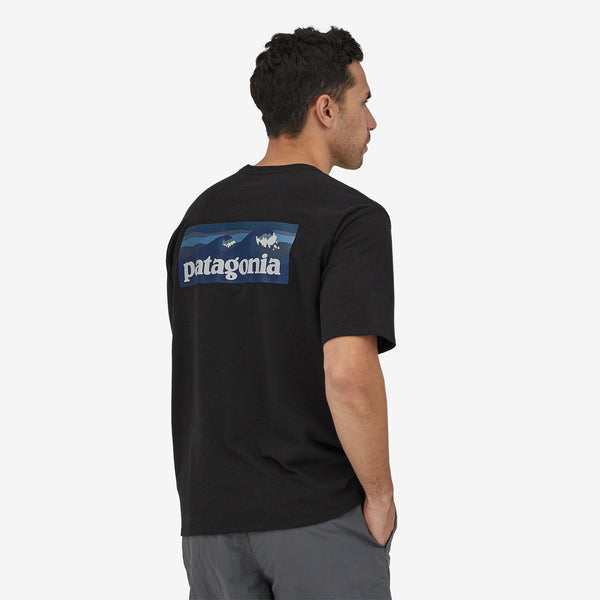 Patagonia - T-Shirt Boardshirt Logo Pocket Responsibili-Tee® Ink Black - 37655 - INK/BLACK