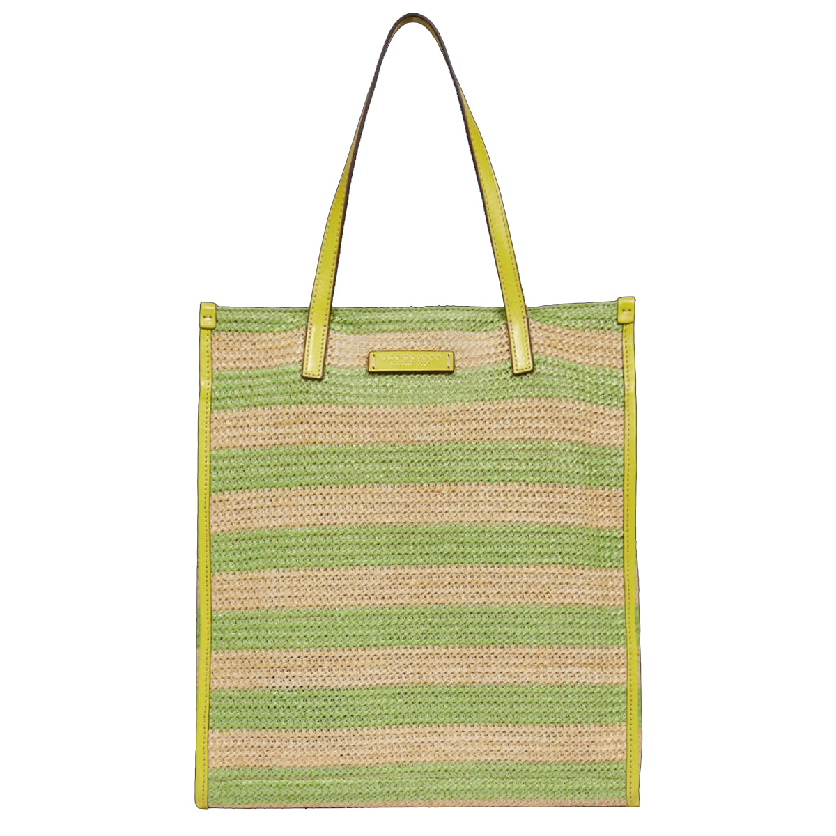 The Bridge - Shopping Bag Verticale Mirra Wow - 0433017W - LIME/WITH/GOLD