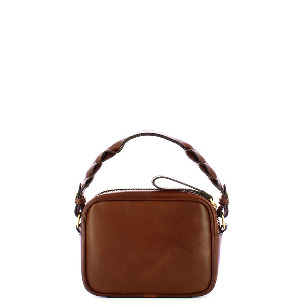 The Bridge The bridge - camera bag brigida - 0449047j - marrone/14/oro | Italystation.com - Shop Now at italystation.com