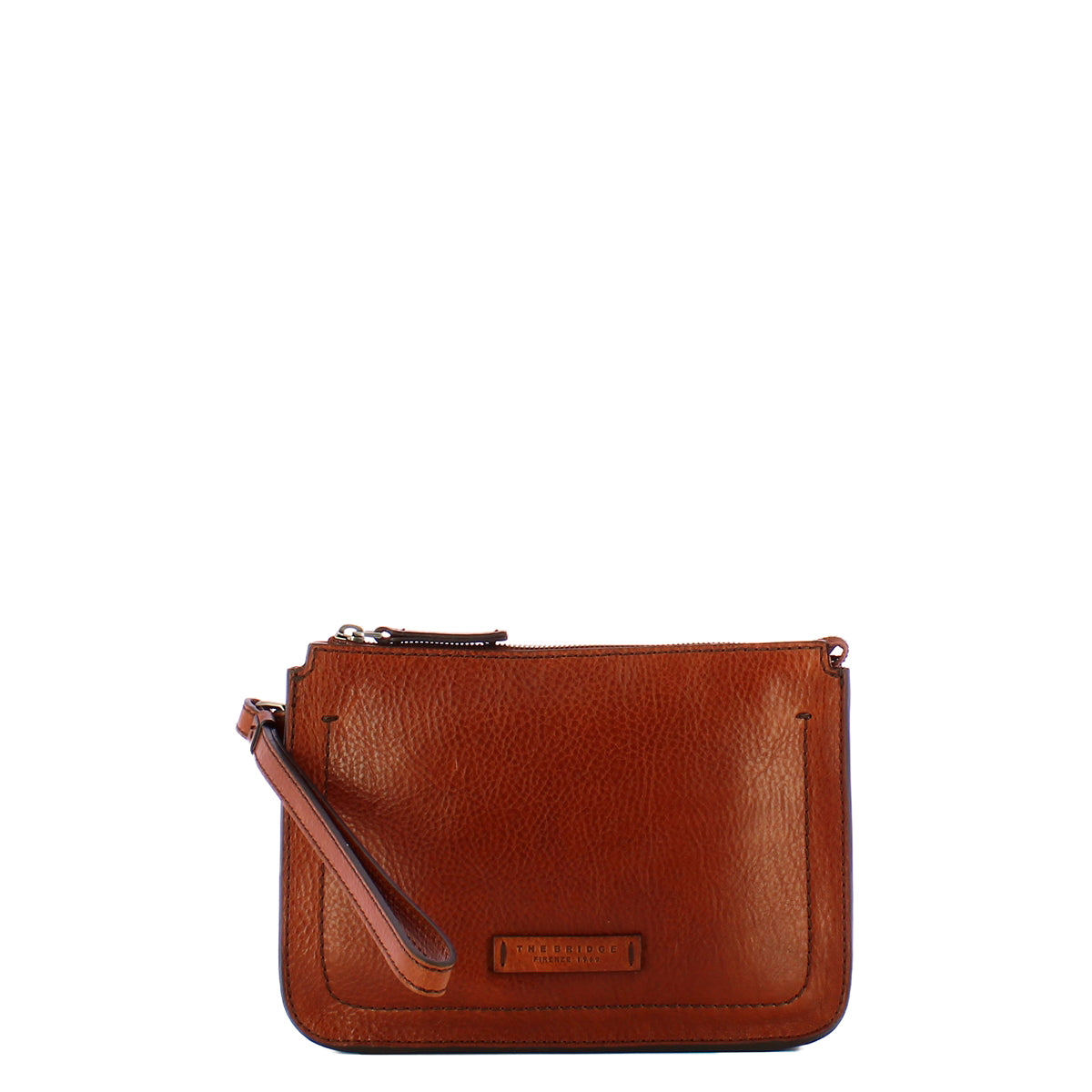 The Bridge - Pochette Ettore - 093514D3 - MARRONE/TB/RUT.SC.OPACO