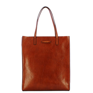 The Bridge - Shopping Bag Verticale Mirra - 04130401 - MARRONE/14/ORO