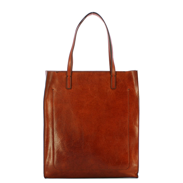The Bridge The bridge - shopping bag verticale mirra - 04130401 - marr | Italystation.com - Shop Now at italystation.com