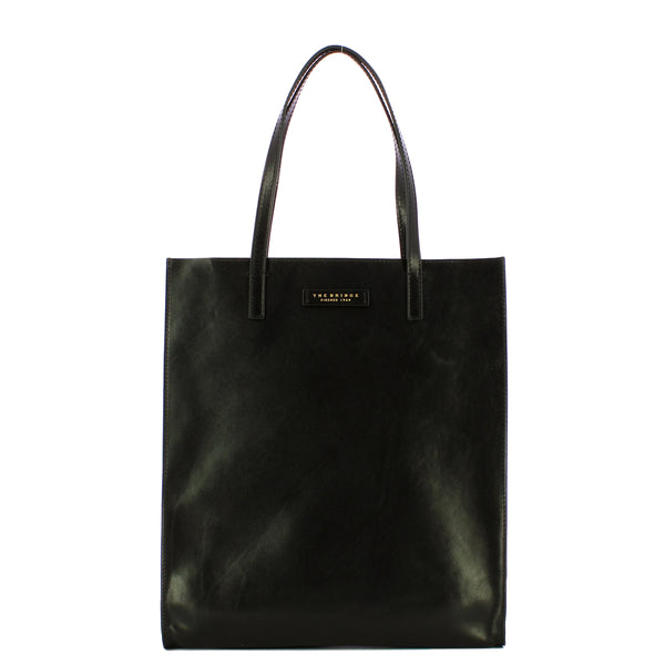 The Bridge The bridge - shopping bag verticale mirra - 04130401 - nero | Italystation.com - Shop Now at italystation.com